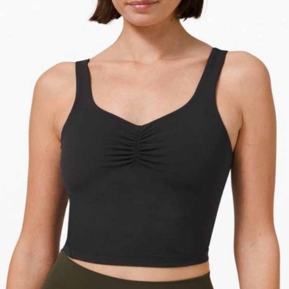 LULU LEMON align gathered front tank top